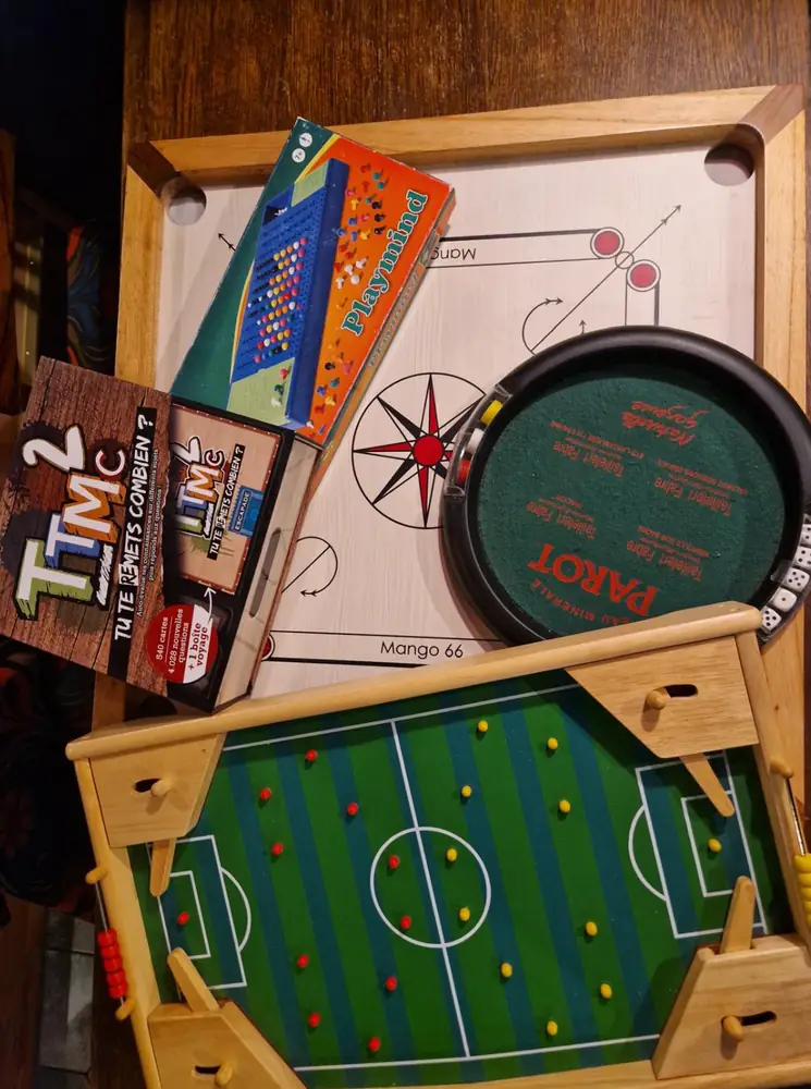 Baby-foot et jeux de société en libre accès